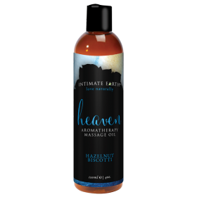 Intimate Earth Heaven Hazelnut Biscotti Massage Oil 4oz